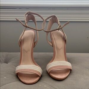 Aldo Women's Cream Strappy Heels